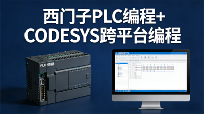 西门子PLC编程+CODESYS跨平台编程与运动控制专精班