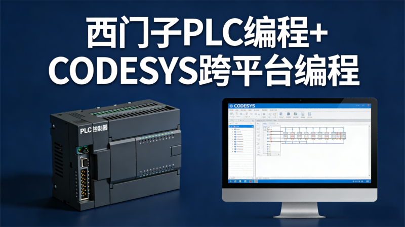 西门子PLC编程+CODESYS跨平台编程与运动控制专精班