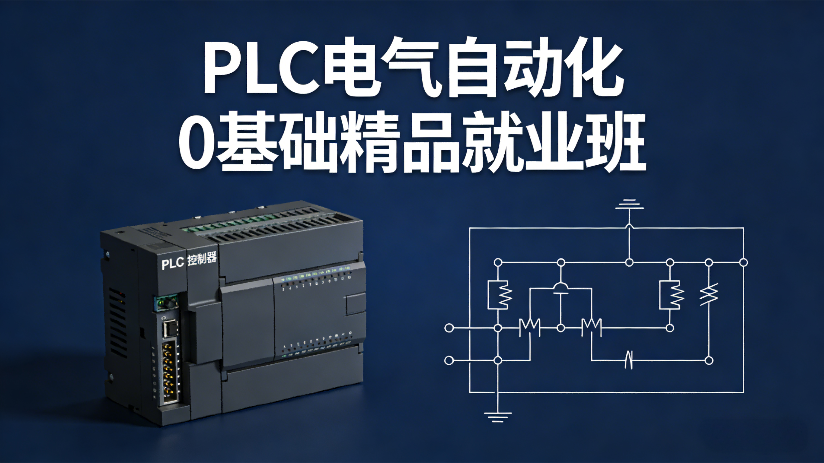PLC电气自动化0基础精品就业班